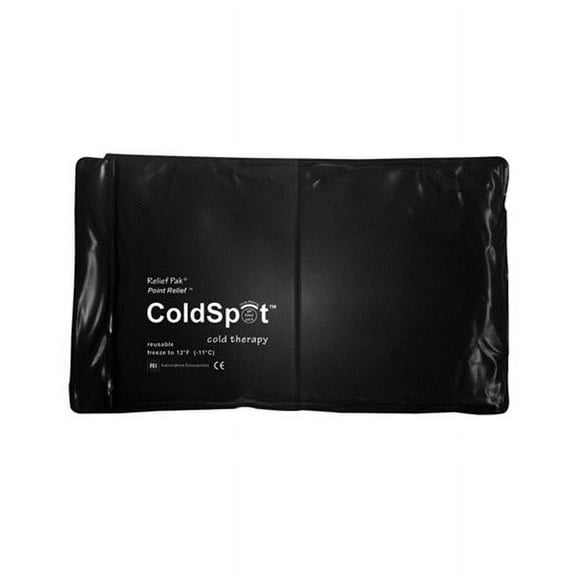 Relief Pakxc2xae ColdSpotxe2x84xa2 Black Urethane Pack - half size - 7" x 11"