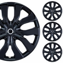 PacRim PRT-1052-17MBK 17" Nissan Rogue Style Matte Black Wheel Cover Set