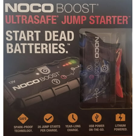 Noco Boost 12V Ultrasafe Lithium Jump Starter w/ 100 Lumen LED Flashlight