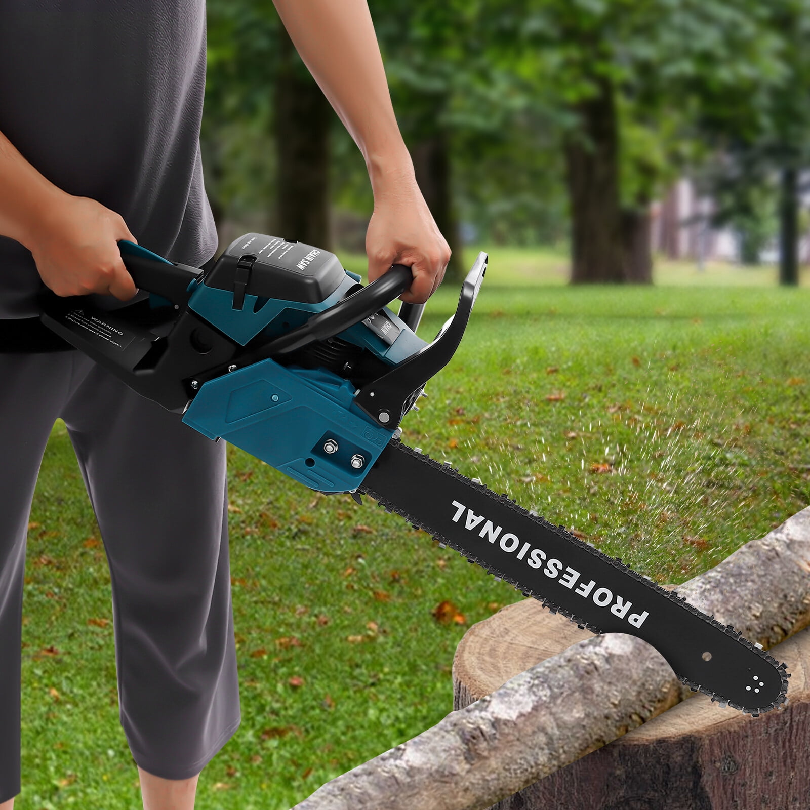 Gas-powered Chainsaw 58CC Gasoline Chainsaw Chainsaw Cutting Wood Gas Sawing for Forest Harvesting, Cutting Wood, Pruning Branches, Gardening.