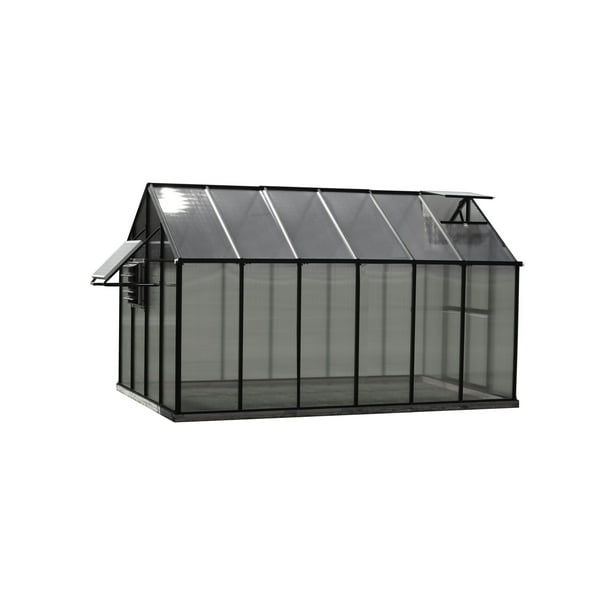 Monticello Mojave Edition 8ftx 12ft Black Greenhouse Walmart Com
