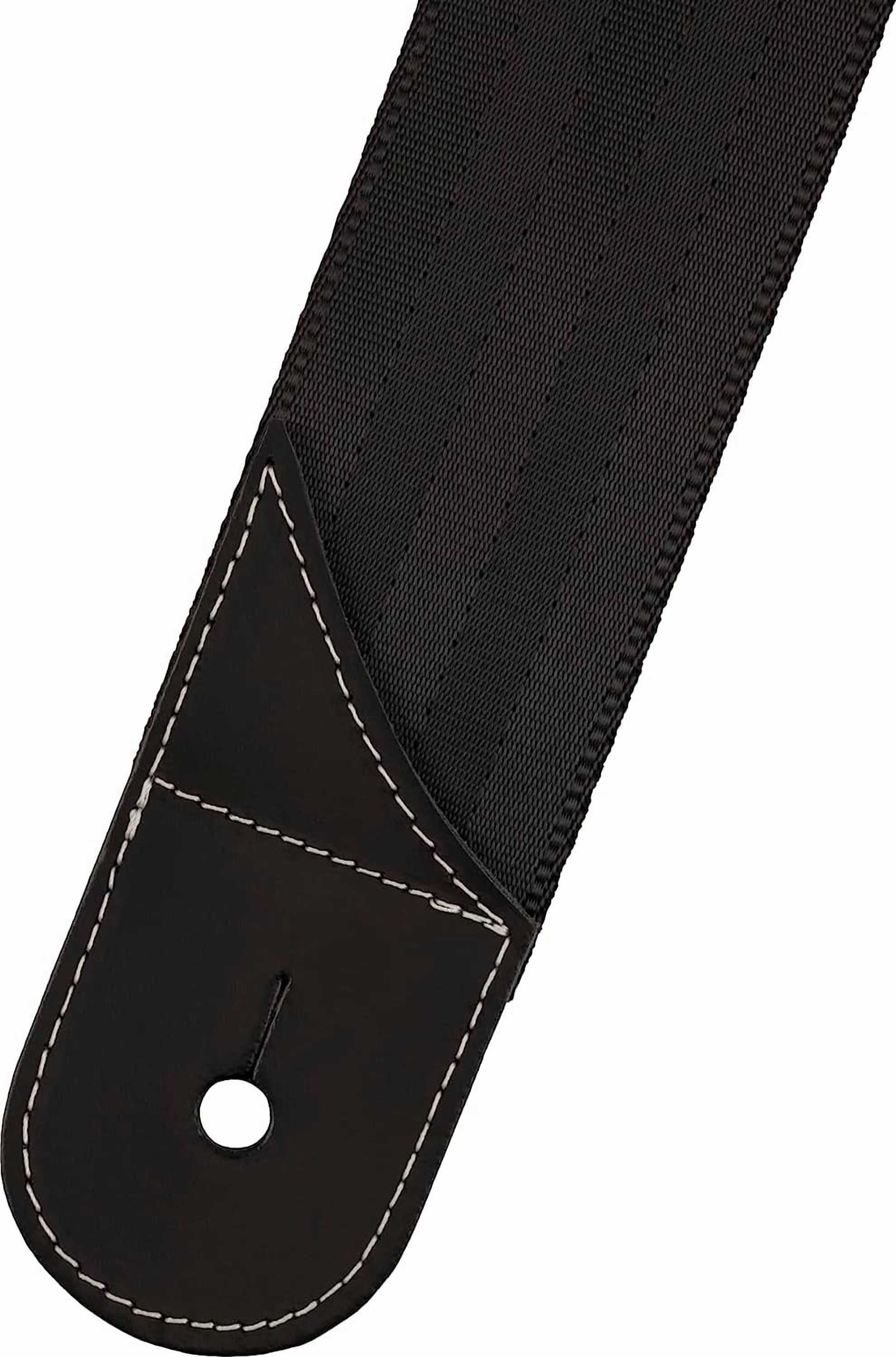 Jackson Seatbelt Shark Fin Guitar Strap - BLACK, #299-7474-003
