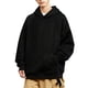 thumbnail image 1 of pstuiky camisas de manga larga para hombre, Sudadera deportiva con bolsillo y manga larga de color liso para hombre, estilo moderno, con cuello alto top de hombre l, 1 of 9