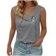 thumbnail image 1 of Camiseta de Verano de Cuello Redondo sin Mangas para la Fiesta Y el Uso Diario, Camiseta de Moda, Todo el Uso de Temporada, 1 of 6