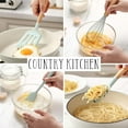 thumbnail image 7 of Country Kitchen 14-Pc Cooking Utensils Set Silicone Spatula & Kitchen Gadgets, Mint, 7 of 7