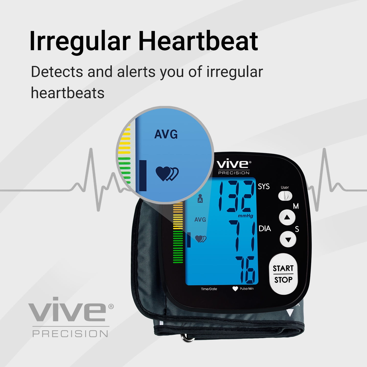 Blood Pressure Monitor and Cuff - BPM Machine - Vive Health