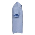 thumbnail image 3 of Russell Collection Chemise Formelle à Manches Courtes Facile d'Entretien pour Hommes Mini Chevrons, 3 of 3