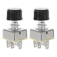 thumbnail image 1 of KAKOWELY blower switch 2Pcs Rotary Switch Universal Ac Air Conditioning 3 Speeds Blower Switch Control Switch Metal Construction Replacement For Car Vehicles, 1 of 5