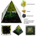 thumbnail image 1 of Generador de energía de cristal Natural, pirámide de resina, Peridoto, amatista, Reiki, Chakra curativo, herramienta de meditación, decoración de habitación, 1 of 4