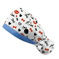 thumbnail image 2 of Lroveb Nurse Caps for Women and Men Scrub Cap with Buttons Bouffant Hat Sweatband Womens Mens Hat, 2 of 7