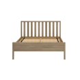 thumbnail image 4 of Scandinavian Full-Size Bed with Slatted Headboard, Blonde, 4 of 9