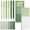 Green Gradient, variant on Aesthetic Stationery Set Supplies Sticky Notes Set 6 Mini Correction Tapes 6 Retractable Black Ink Pens 0.5mm Fine Point Paper Corrective Pen Self Stick Index Tabs(Green)