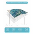 thumbnail image 4 of Full Size Quilt Bedding Set, Teal Sea Turtle Coastal Reversible Summer Quilt 3 Pieces, Vintage Summer Beach Nautical Lightweight Bedspreads Coverlets with 2 Pillow Shams for All Seasons, 4 of 5
