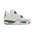 thumbnail image 3 of DR5415-103 Nike Air Jordan 4 Rétro SB Bas Pin Vert Blanc Voile (Hommes), 3 of 6
