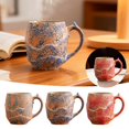 thumbnail image 6 of GeBuSn Glazed Art Ceramic Mug Stoneware Cup For Coffee And Comfortable Handle Drinkware For Home Use (Yellow), 6 of 6