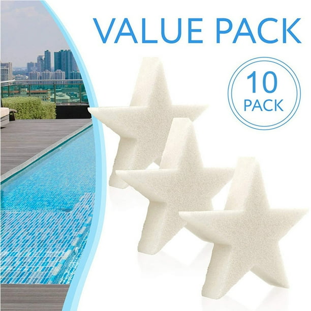 Kavoc 5/10pcs Floating Oil Absorbing Sponge Pool Hot Tub Filters Scum