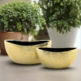 thumbnail image 2 of Quivelle Geometric Oval Planter Set (Set of 2), 2 of 6