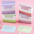 thumbnail image 2 of LEEYNEER 150Pcs Colored Index Cards Non-Sticky Smoothly Writing Vibrant Color Compact Size Wide Application Thick Message Notepads Colored Index Flashcards Office Supplies, 2 of 8