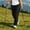 Black, variant on Oversized Pants Trendy Women's Plus Size Outdoors Hiking Pants Elastic-Waist Pull Rope Pocket Zipper Cargo Pants Navy 4X