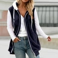 thumbnail image 2 of Gaexia Vest for Women Dressy,Winter Hooded Vest Soft Cozy Pullover Outerwear for Everyday Casual Wear and Fall Season, 2 of 5