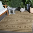 thumbnail image 2 of SAFAVIEH Sisal All-Weather Ksenija Geometric Indoor/Outdoor Area Rug, Natural/Brown, 9' x 12', 2 of 16