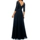 thumbnail image 5 of Vestido de noche largo elegante para mujer, vestido de dama de honor con escote en V, 5 of 6