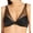 Black, variant on Women's Timpa 16801 Camille Mesh Plunge Bra (Beige 38B)