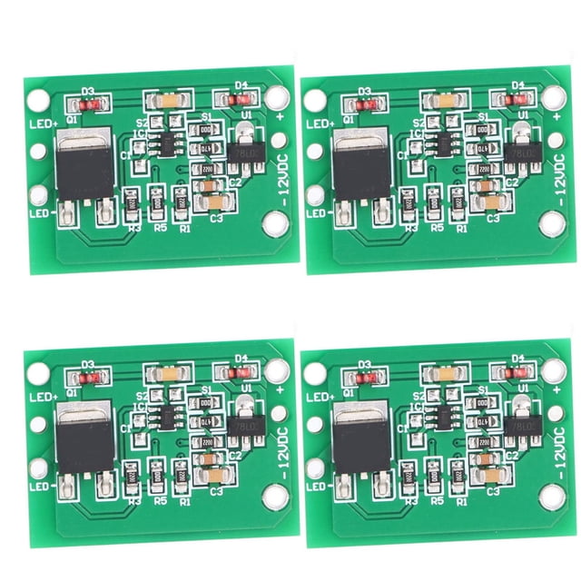 Toque 10PCS 12V Interruptor Táctil Capacitivo Botón Jog Latch Switch Module Con Parches Para Luz LED