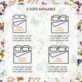 thumbnail image 6 of American Home Collection Floral Bed Sheets, Soft Microfiber Wrinkle Resistance Durable and Easy Care, Butterfly Pattern 6 Piece Set for Queen Size Bed, 6 of 6