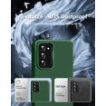 thumbnail image 4 of 【3 in 1 for Samsung Galaxy A03S case, with 2 Pack Screen Protector, Camera Protection，Liquid Silicone Slim Shockproof Protective Phone Case 6.5inch [Microfiber Lining] (Alpine Green), 4 of 6
