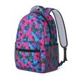 thumbnail image 2 of Butterfly and Tie Dye Pink Pattern Backpack for School, Cute School Bag with Adjustable Shoulder Straps and Padded Back, 15.3"x11"x6.7", 2 of 5