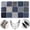 Black, variant on 15 Color Glass Seed Beads 2-4mm Small Assorte Tiny Tube Beads for Jewelry Making