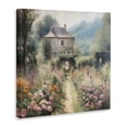 thumbnail image 4 of Stupell Industries Blooming Cottage Path Landscape Painting Gallery Wrapped Canvas Art Print Wall Art, 36 x 36, 4 of 8