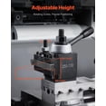 thumbnail image 4 of Juego de postes de herramientas VEVOR Quick Change, 6 piezas, para mini torno y torno de metal, 4 of 9