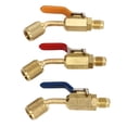 thumbnail image 3 of Valve à Bille pour Climatisation, Valve à Bille Compacte à Étanchéité Forte pour Réfrigérant pour Tuyaux de Chargement de Réfrigération R410A R134A, 3 of 8