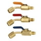 thumbnail image 3 of Válvula de bola compacta en ángulo para refrigerante de 6 piezas, apta para mangueras de carga de refrigeración de aire acondicionado y calefacción R410A, R134A, R12, R22, R502, 3 of 15