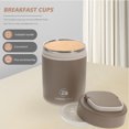 thumbnail image 4 of Soup Mug Stainless Steel Soup Mug with Lid Portable Breakfast Cup with Handle for Student, 4 of 9
