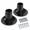 Fit Posts 2-3/8'' OD -2pcs, variant on 2rounds Base Bracket Chain Link Fence Flange Holder Heavy Solid Pole Floor For Holding Mailbox Pergola Railing Deck (od 2-3/8'') W