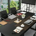 thumbnail image 4 of MONSLIPA Meeting Table Boardroom Desk for Office Conference Room, 88.6" W x 47.2" D, BLACK, 4 of 8
