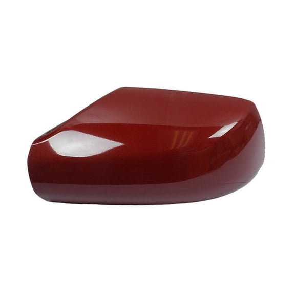 Left Driver Side Mirror Cap with Red Finish - Durable Replacement Cover