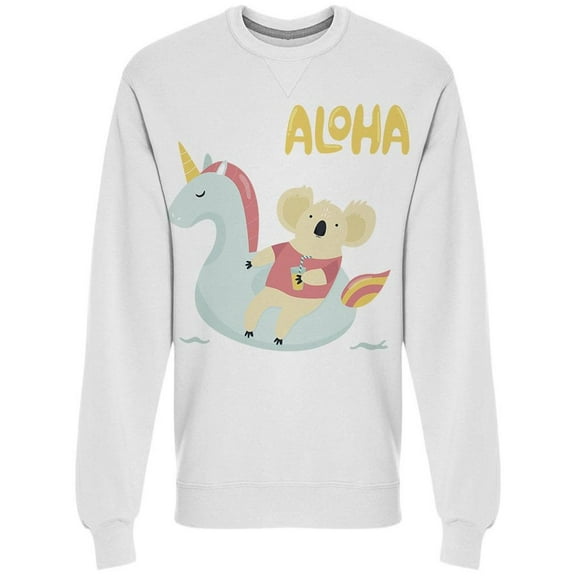 Koala Unicorn Float Sweatshirt Men -Image by Shutterstock, Male x-Large