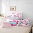 thumbnail image 6 of Castle Fairy Cute Axolotl 7pcs Bedding Comforter Set for Kids,Ocean Animal Queen Bedding Sets Super Cozy,Kawaii Salamander Queen Sheet Sets,Luxury Bedroom Decor, 6 of 8