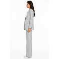 thumbnail image 2 of Women’s 2-Piece Blazer and Wide-Leg Pants Set, High-Waist Business Casual Suit Outfit for Work, 2 of 5