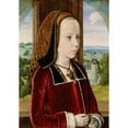 thumbnail image 2 of Jean Hey 11x14 Gold Ornate Wood Frame and Double Matted Museum Art Print Titled - Margaret of Austria (ca. 1490), 2 of 4