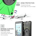 thumbnail image 5 of Dteck Case For Amazon Fire HD8 10th Generation / Fire HD 8 Plus 2020 Tablet, Heavy Duty Three Layer Rugged Hybrid Shockproof Case with 360 Rotating Stand / Hand Strap, Green, 5 of 7
