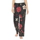 thumbnail image 1 of Balery Fly Agaric and Flowers Pantalones de pijama para mujer, pijamas ultraligeros, pantalones de estar por casa-XX-Large, 1 of 6