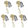 thumbnail image 1 of 5 piezas de cadena de tracción para interruptor de luz de ventilador, control de luces de pared, lámpara de alto rendimiento, ventiladores de techo Oro, 1 of 8
