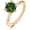 Green, variant on Dainty 1 Carat Moissanite Rings for Women Round Cut D Color VVS1 Twisted Lab Rose Gold Diamond Rings 925 Sterling Silver Moissanite Engagement Ring for Wife Bridal