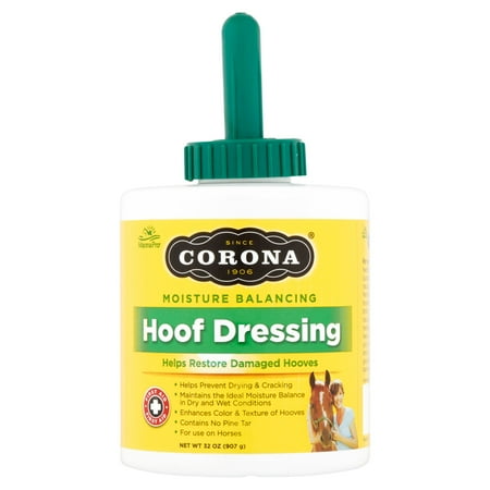 UPC: 0312090033197 | Manna Pro Corona Moisture Balancing Hoof Dressing and Horse Hoof Restorer  32 oz.