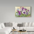 thumbnail image 3 of Trademark Fine Art 'Pansy Cluster' Canvas Art by Joanne Porter, 3 of 3